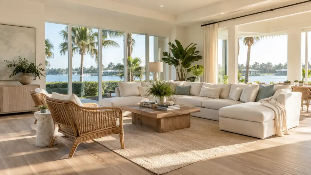 Bright renovated living space